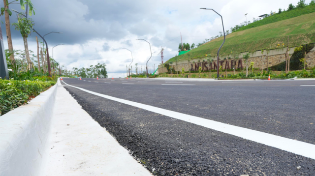 Jalan Sumbu Kebangsaan Kawasan Inti Pusat Pemerintahan (KIPP) Ibu Kota Nusantara